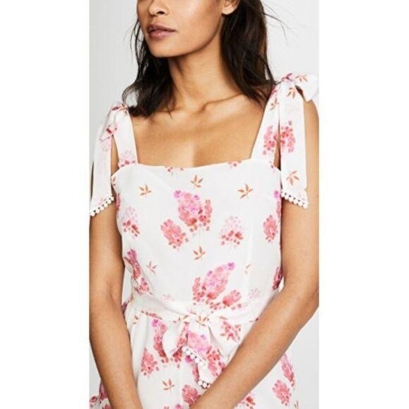 Athena Procopiou Sundown Breeze Silk Jumpsuit Romp - Picture 3 of 15